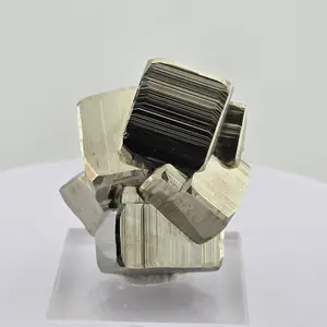 Pyrite Crystal Cluster with Golden Color from Peru