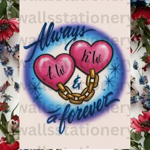 Prison Stationery: Custom Airbrush Card