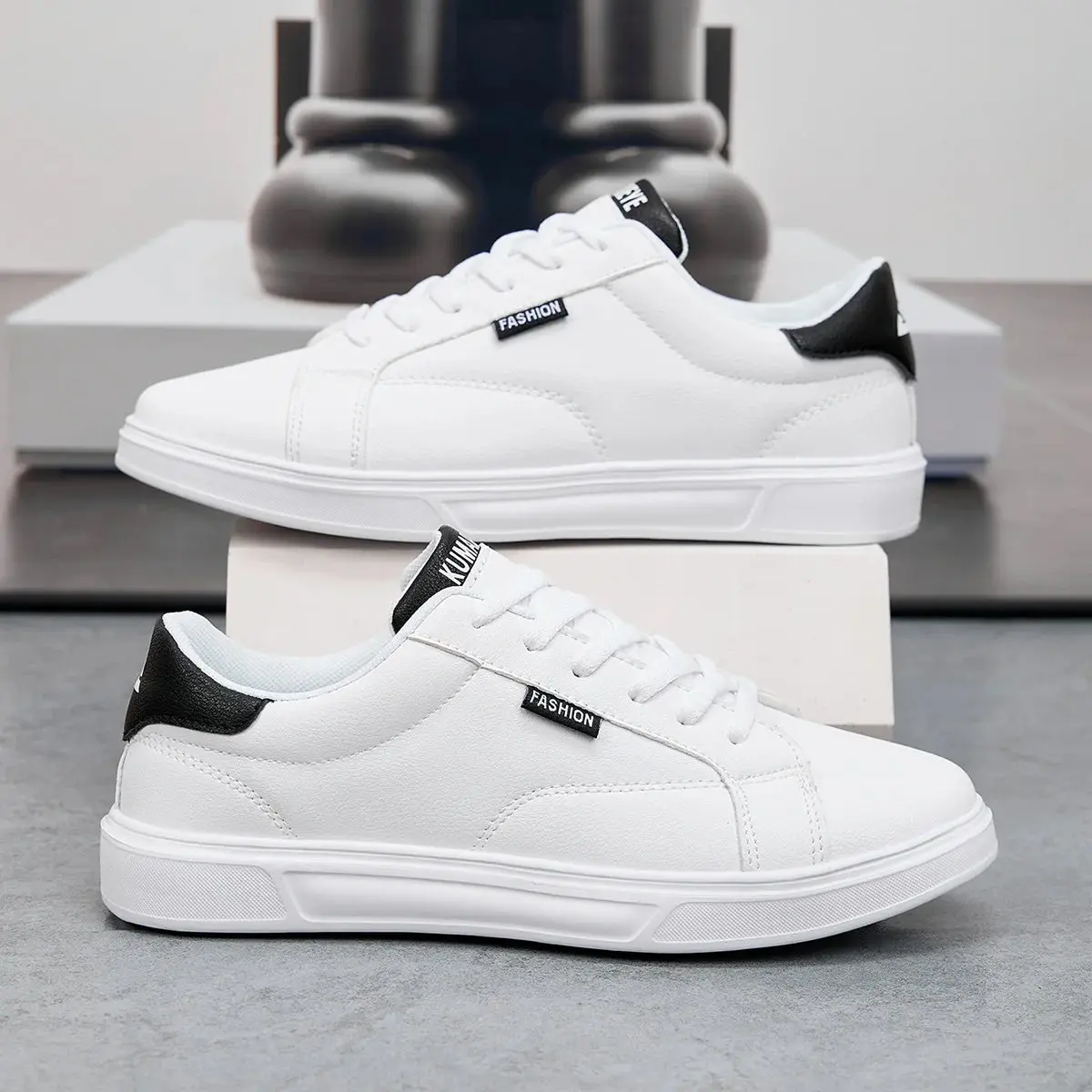 White Leather Sneakers – Comfortable Casual Shoes for Men & Women