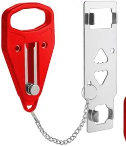 Portable Travel Door Lock, Personal Safety Security Lock Device for Home, Apartments, Hotels, Motels, Dorm Rooms, and Houses
