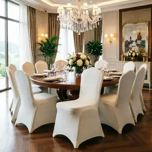 30-Pack Elastic Full-Body Banquet Party Chair Covers, Stretch Chair Slipcover, Detachable and, Ideal for Weddings, Ceremonies, Parties, Events
