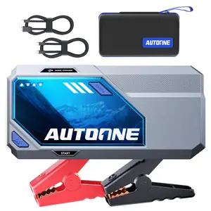 AUTOONE 9500A Car Jump Starter 24000mAh (All Gas/All Diesel) 168W DC  M6 Jump Box with Type-C Fast Charging & Built-in Booster Cables for Gas Diesel Engines Jumper Cables