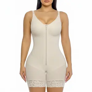 Shapewear for Women Tummy Control Bodysuits Zip-Up Comfort Shapewear Breathable Suitable for Everyday Wear