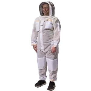 Sting Stopper Professional Ventilated Beekeeping Suit - Beekeeper White
