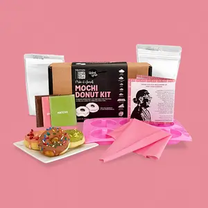 Morimoto x Global Grub Mochi Donut Kit with Sweet Rice Flour, Sugar, Flavorings, Tools