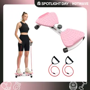 HOTWAVE Ab Board Waist Twist Machine and  Women Core Workout Exercise Equipment Portable Waist Toner for Aerobic Exercise