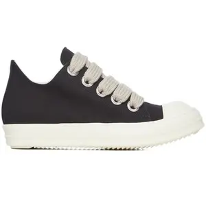 Rick Owens DRKSHDW Jumbolace Low Sneaks Black Milk