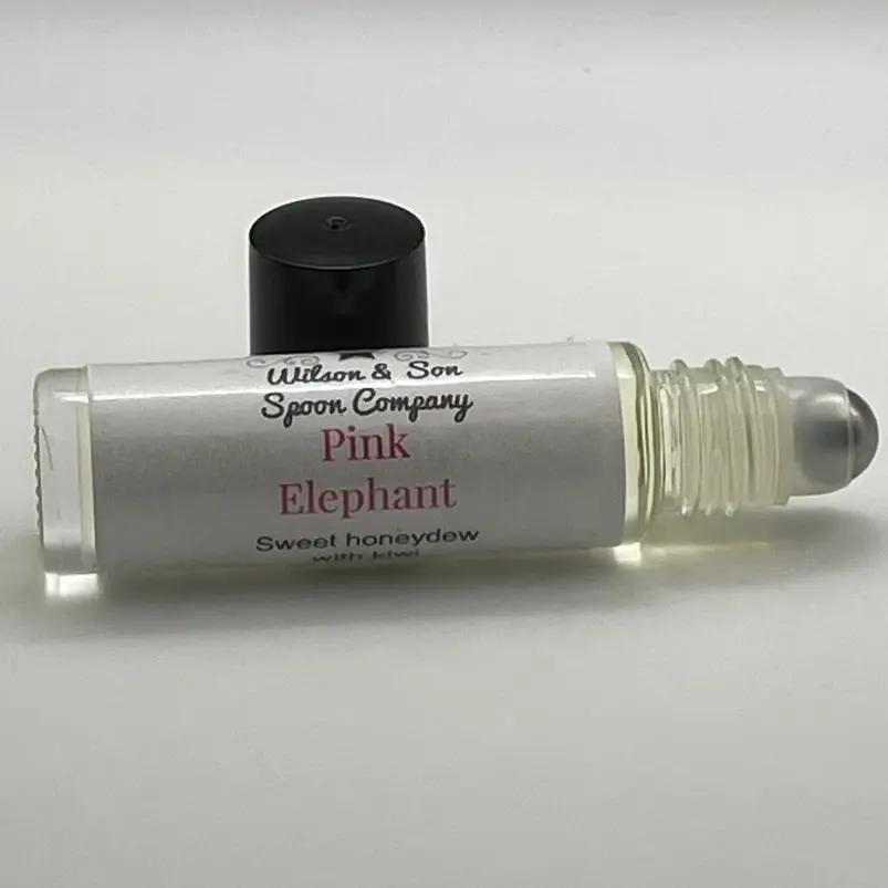Pink Elephant Almond Body Oil Roll-On - 10 ml, Roll On Perfume, Sweet-Scented Body Care Product, Almond Body Oils