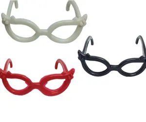 Masque Fashion Doll Glasses Set of 10 - Three Unique Designs - Suitable for All Doll Sizes - Easy to Use - Fashion Accessories Eyewear Frames & Glasses