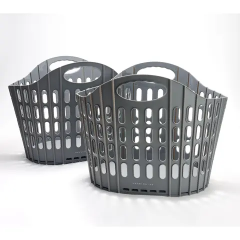 Henning Lee Set of 2 Collapsible Everyday Baskets