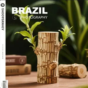 Brazilian Lucky Wood Doll with Base for Luck and Wealth, Easy to Grow Indoors