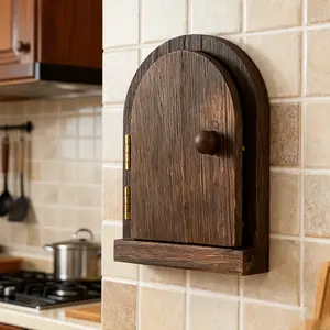 Handmade Wooden Socket Cover, Dustproof Wall Decor