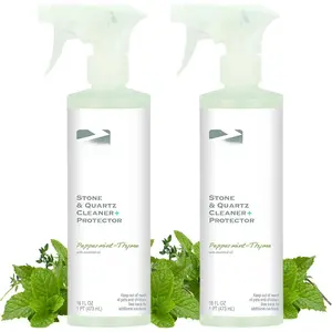 Stone & Quartz Cleaner + Protector - Water Based Formula for  Stone and Quartz s (Pint 16 oz -  Pack)