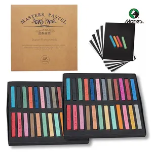 Chalks 48 Colors Soft Dry Pastel Artist Chalk Pastel,Vibrant Artist for Drawing & Blending, Ideal for Beginners & Professionals Art Drafting Pencils Affordable Pencil