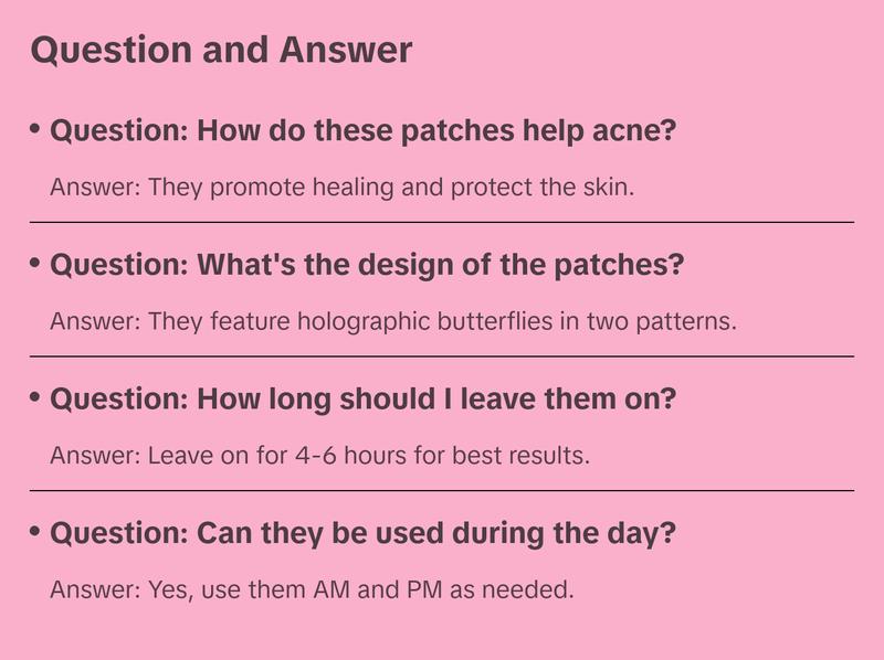 Heal & Conceal Pimple Patch - Cute Holographic Butterfly Shaped Acne Patches, Fun Hydrocolloid Zit Stickers for Face (Iridescent Pink Butterflies, 84 Count) by Sparkle Beauty Labs