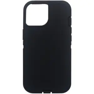 Replacement Rubber TPE Outer Skin Compatible with Otterbox Defender Series Case for iPhone 14 Black