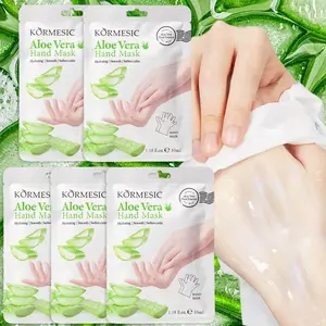 10 Pairs Lavender Hand Mask | Natural Extracts, Niacinamide, Vitamin E, Lactic Acid & Glycerin - Fragrance-Free Moisturizing for Dry, Rough Hands - Travel-Friendly Skincare Gift for Women,  Ideal for Autumn & Winter Care