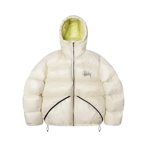 Stussy Micro Ripstop Down Parka 'Bone'