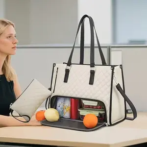 Multifunctional Two-In-One Handbag, Commuter Design, Spacious Everyday Crossbody Bag, Large Capacity Tote for Women, Ideal for Meetings and File Storage