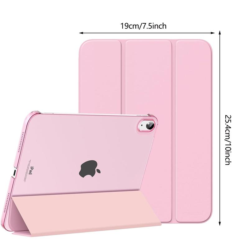 Case  for iPad (A16) 11th Generation Case 11 Inch 2025, iPad 10th Generation Case 10.9 Inch 2022, Slim Stand Hard PC Translucent Back Shell Smart Cover, Support Touch ID, Auto Wake/Sleep