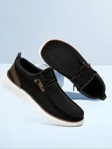 Men's Fashionable Classic Patched Design Slip-on Loafers, Casual Comfortable Breathable Shoes, Male All-match Round Toe Shoes for Daily Wear