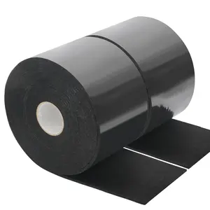 Black 2 Rolls Felt Strips with Adhesive Backing, Heavy-Duty Felt Tape DIY for Heavy Furniture  Improvement,0.2 x 4 Inch x 202 Inch