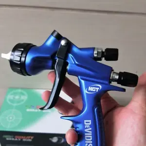 Devidiss Pro 600ML Hvlp Spray Gun, Professional Cold Airless Paint Sprayer, DIY Car Furniture Coating Tool, 1.3mm Nozzle Pressure, Paint Spraying Tool