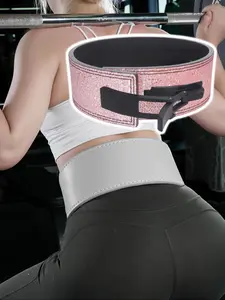 Women's Glitter Waist Trainer, Professional Training Waist Belt, Waist Support Belt for Squat, Hard Squat Training Belt for Men & Women