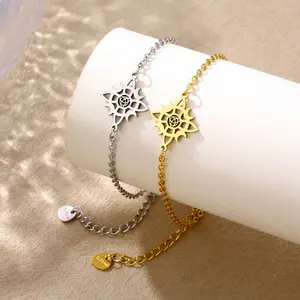 Gold & Silver Celtic Knot Bracelet for Women, Stainless Steel Adjustable Layering Bracelet, Dainty Celtic Symbol Jewelry,Empowering Witchy Accessories, Perfect Gift for Her, birthday Girls Multilayered Bangles