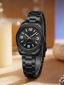 Classic Steel Men's Quartz Watch, Water Resistant Analog Wristwatch, Business Casual Sports Mens Watch, Luxury Commuter Gift