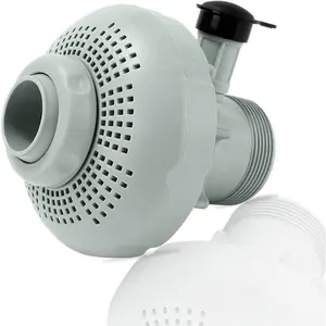 12355 Large Inlet Air Nozzle Compatible with 1900-2450gph Pumps, Pool Inlet Air Nozzle for 18' and Larger Pools, Strainer Grid Nozzle Kit - 1 Pack