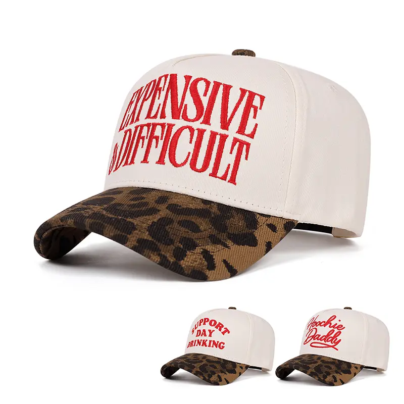 Hat Styles Fshion Multi style leopard print series Baseball Cap Adjustable Fit Adult Cap Men and Women Breathable Durable Visor Cap Everyday Wear Casual Outing