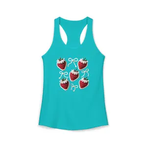 Strawberry yarn Racerback Tank