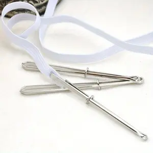 1pc elastic waistband perforation tool, perfect for DIY sewing projects, metal clip for waistband, very useful for home sewing machines, perfect for weaving pants and skirts, Sewing Supplies Crafts, Sewing Tools, Sewing Accessories