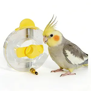 Leak-Proof Automatic Bird Water Feeder with Pin Nozzle for Parakeets, Cockatiels, Budgies & Small Birds