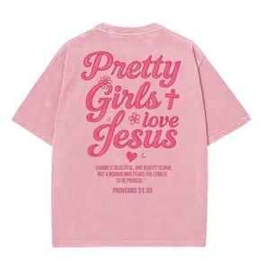 Pretty Girls Love Jesus Jesus Shirt, Christian t shirts, Vintage I Love Jesus Shirt, Jesus design 2025, Gift For Men And For Women, Gift Love Jesus, Full Size, Full Color Womenswear