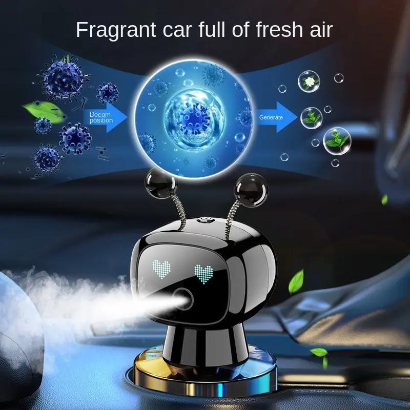 Intelligent Robot Aromatherapy Machine，car aromatherapy diffuser，car aromatherapy，adjustable  aroma diffuser，portable waterless diffuser