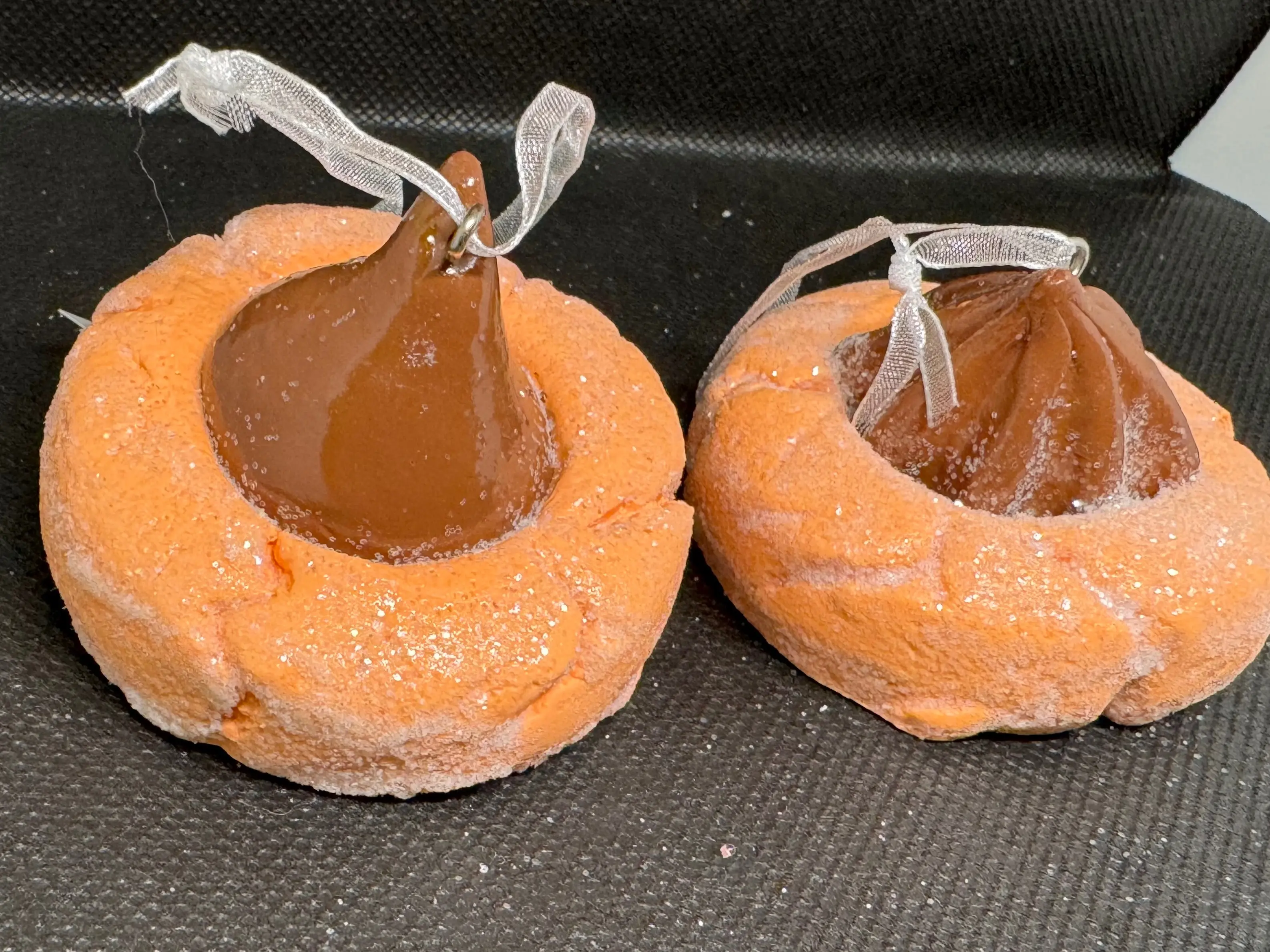 Peanut Butter Kiss Ornament set of 2 Cookie Tree