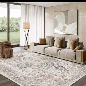 GENIMO Non-Slip Area Rug - Lightweight Chenille Rug with Non-Slip Backing, Soft Superfine Yarn, Available in Various Colors, Machine Washable tatami  mat