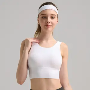 RWOZHG Women's U-back Design U-Neck Gym Outfit Sports Yoga Bra For Women Non-Steel Wirefree Light Support With Build-in Padding Hollow Back Activewear Bra Clothes