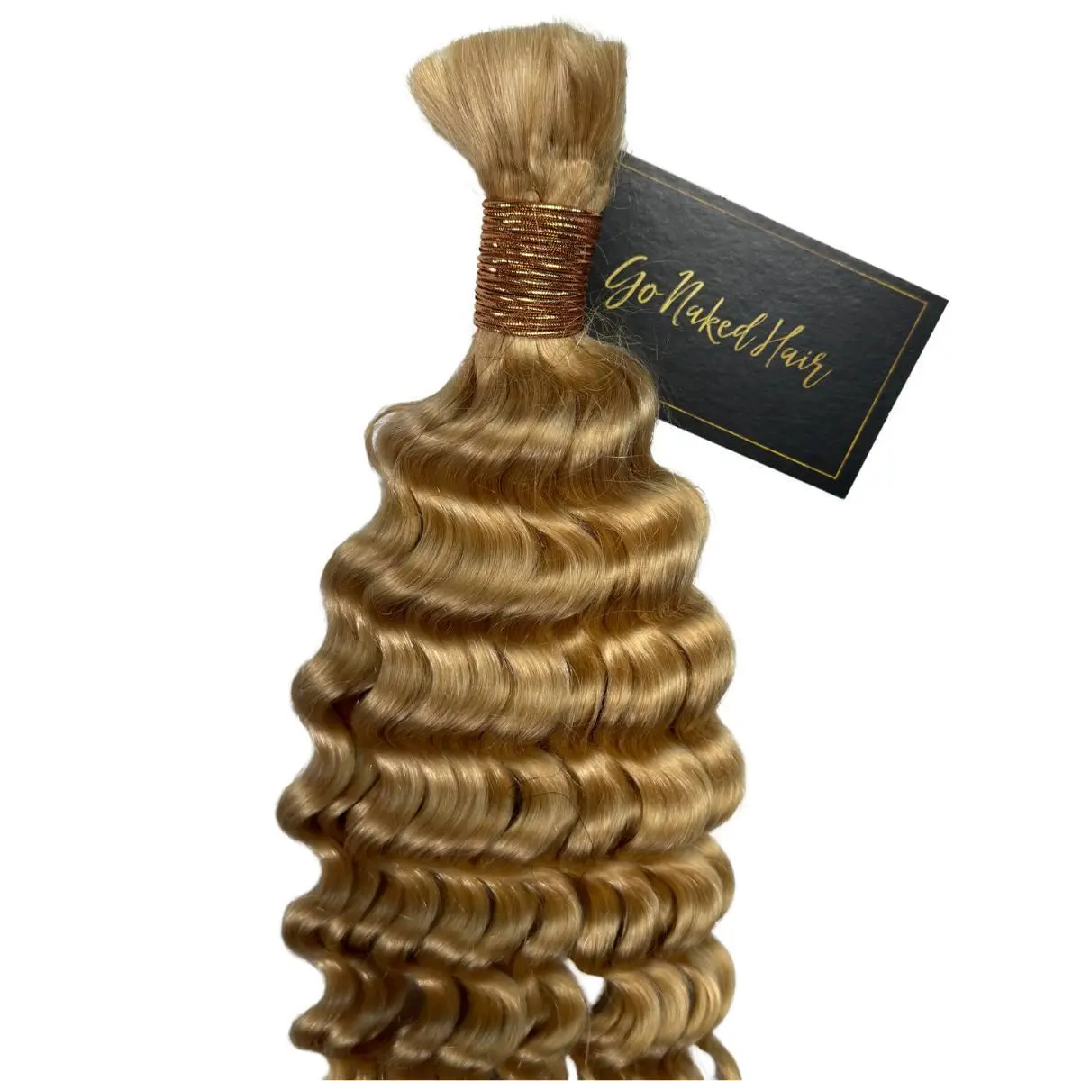 Blonde Deep Wave Bulk Human Hair