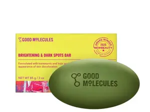 Good Molecules Brightening & Dark Spots Bar - Soap Free Face and Body Bar - Tranexamic, Kojic Acids and Niacinamide to Target Dark Spots - Skin Care
