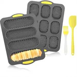 Silicone Bread Mold Set Non-Stick Baking Pan Cake Moulds Oven Safe Kitchen Tools for Homemade Bakery Essentials