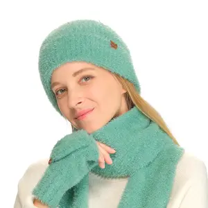 C.C Luxe Metallic Eyelash Cuff Beanie for Women – Glamorous and Cozy Knit Hat, Featuring Shimmering Metallic Threads and Soft Eyelash Detailing