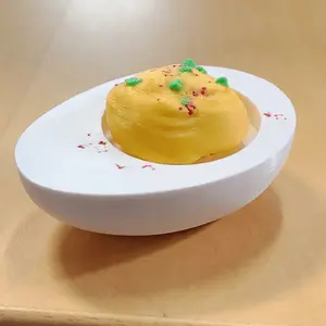 Fidget Clicker - Deviled Egg - Ergonomic Design for Stress Relief and Focus - Ideal for Productivity and Mindfulness