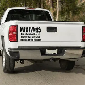 Minivans the official vehicle of Karens Vinyl decal