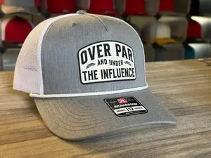 Over Par and Under the Influence Richardson 112 Rope Cap