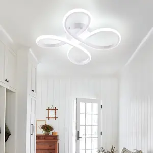 Modern Creative Flower LED Ceiling Light, 30w 3500 Lumens, Acrylic, Ideal for Balcony, Hallway, Bedroom, Living Room, Dining Room