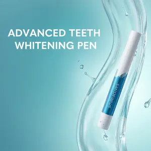 Smileactives Teeth Whitening Pen for White Smile, Fast Tooth Whitener and Stain Remover with Precision Brush Tip, Dental Quality Whitening Gel, Travel Pen, Easy to Use 0.11 fl oz, Stocking Stuffers Idea for Women