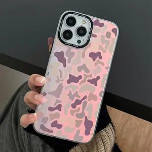 Camo Pattern Color-Changing Phone Case for iPhone 16|15|14|13|12|11|X|XS PRO MAX PLUS Protecitved Cover Affordable Anti-Fall Vintage Premium Sitka
